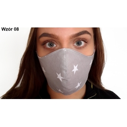 Profilowana bawełniana maseczka rozmiar damski